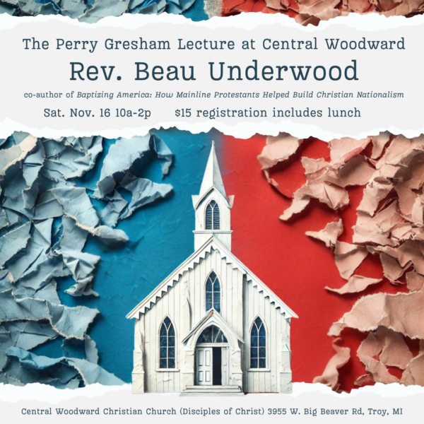 Perry Gresham Lecture at Central Woodward CC